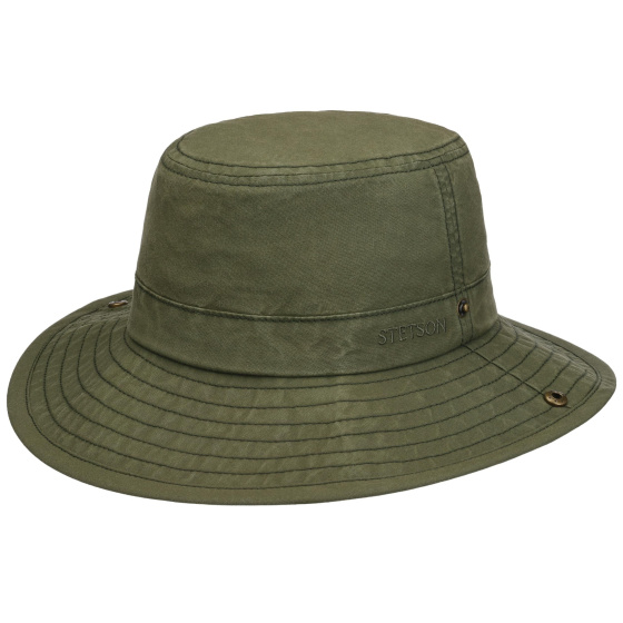 Bob Outdoor Roll Up Coton Olive UPF 40+ - Stetson