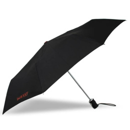 3-Section Ultra Strong Black Umbrella - Isotoner