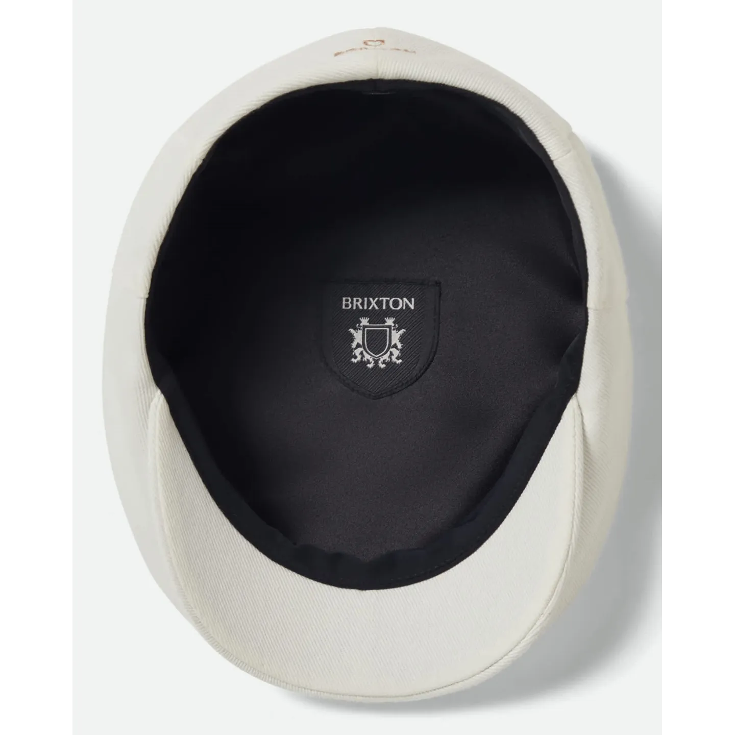 Casquette Plate Barrel Blanche Coton - Brixton Reference : 23315| Chapellerie Traclet