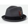 Trilby Hat Gain Anthracite Felt - Brixton Reference: 23316 | Chapellerie Traclet