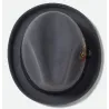Chapeau Trilby Gain Feutre Anthracite - Brixton  Reference : 23316 | Chapellerie Traclet