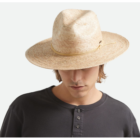 Chapeau Fedora Blake Sun Paille UPF 40+ - Brixton