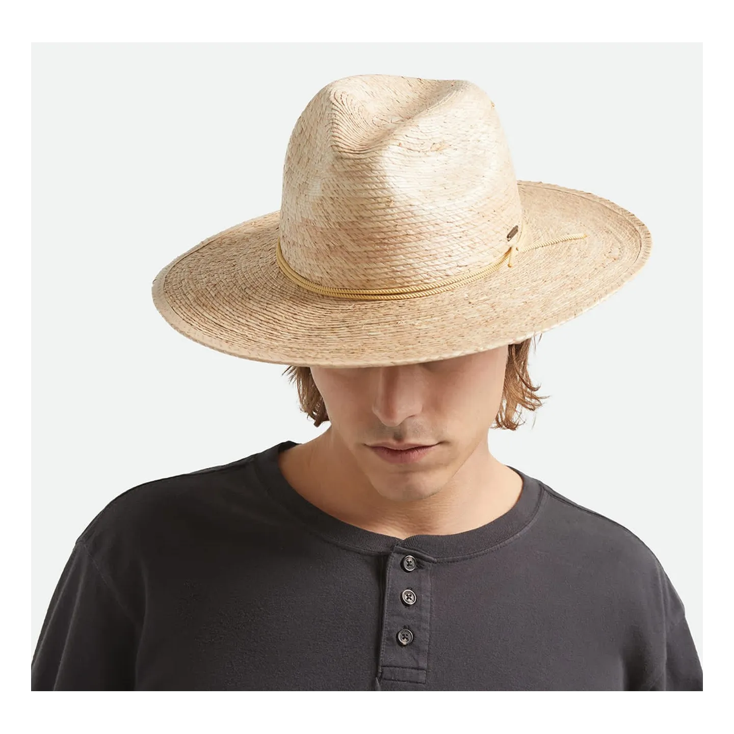 Chapeau Fedora Blake Sun Paille UPF 40+ - Brixton  Reference : 23319| Chapellerie Traclet