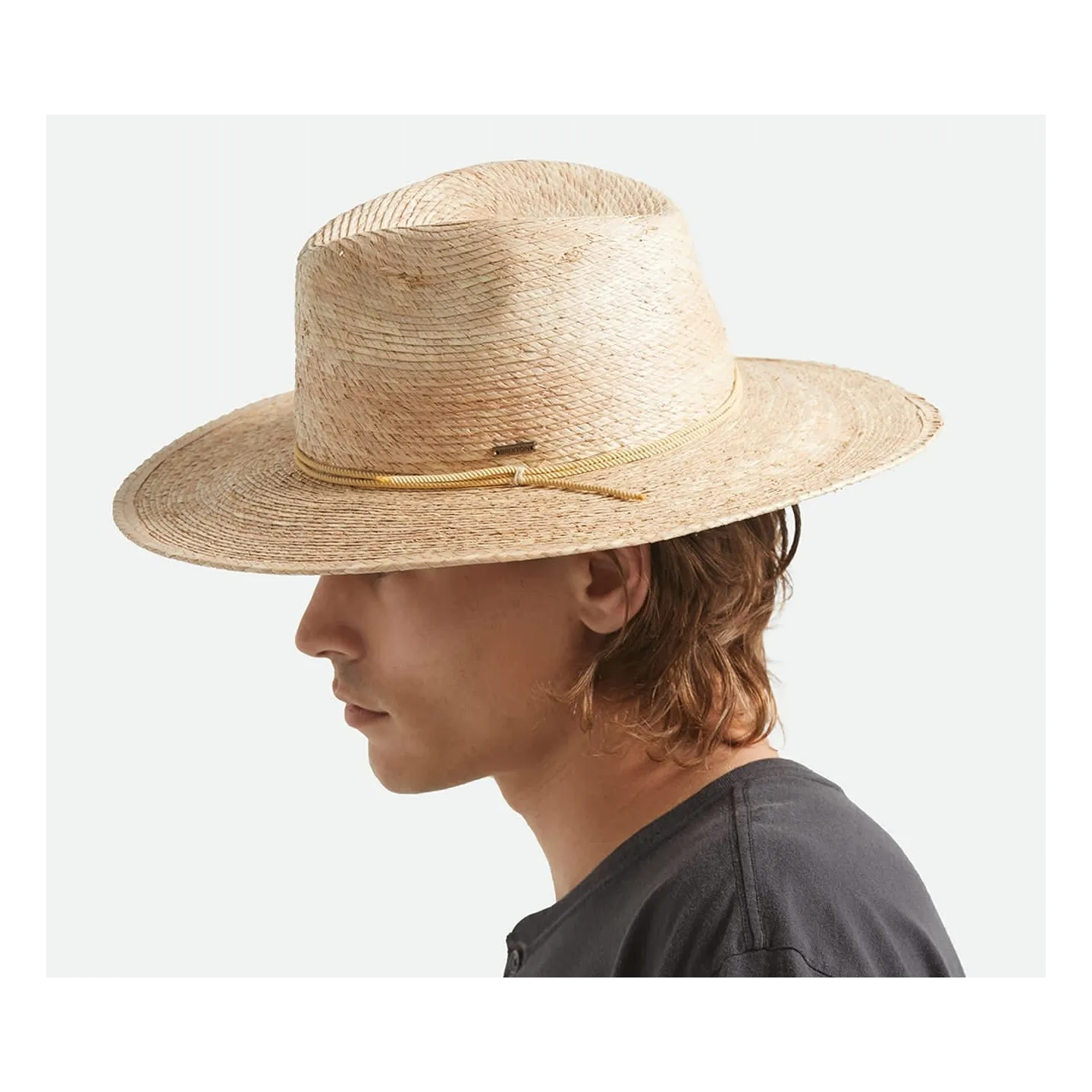 Chapeau Fedora Blake Sun Paille UPF 40+ - Brixton  Reference : 23319| Chapellerie Traclet