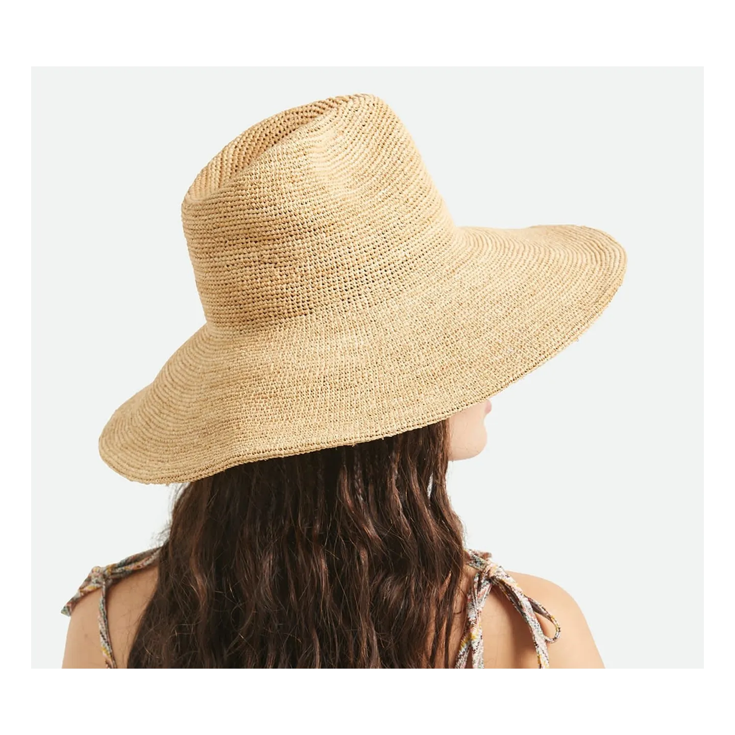Wide Brim Hat Helena Natural Straw - Brixton Reference : 23320| Chapellerie Traclet