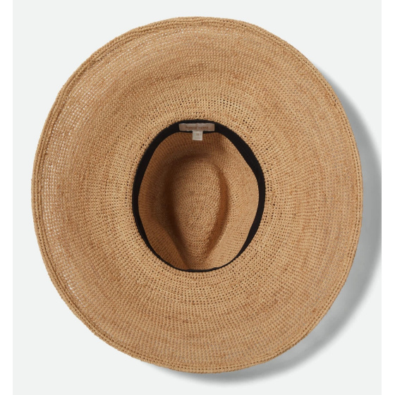 Wide Brim Hat Helena Natural Straw - Brixton
