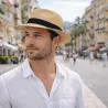 Beige Raphia Traveller Hat - Fléchet | ref: 23254 | Chapellerie Traclet