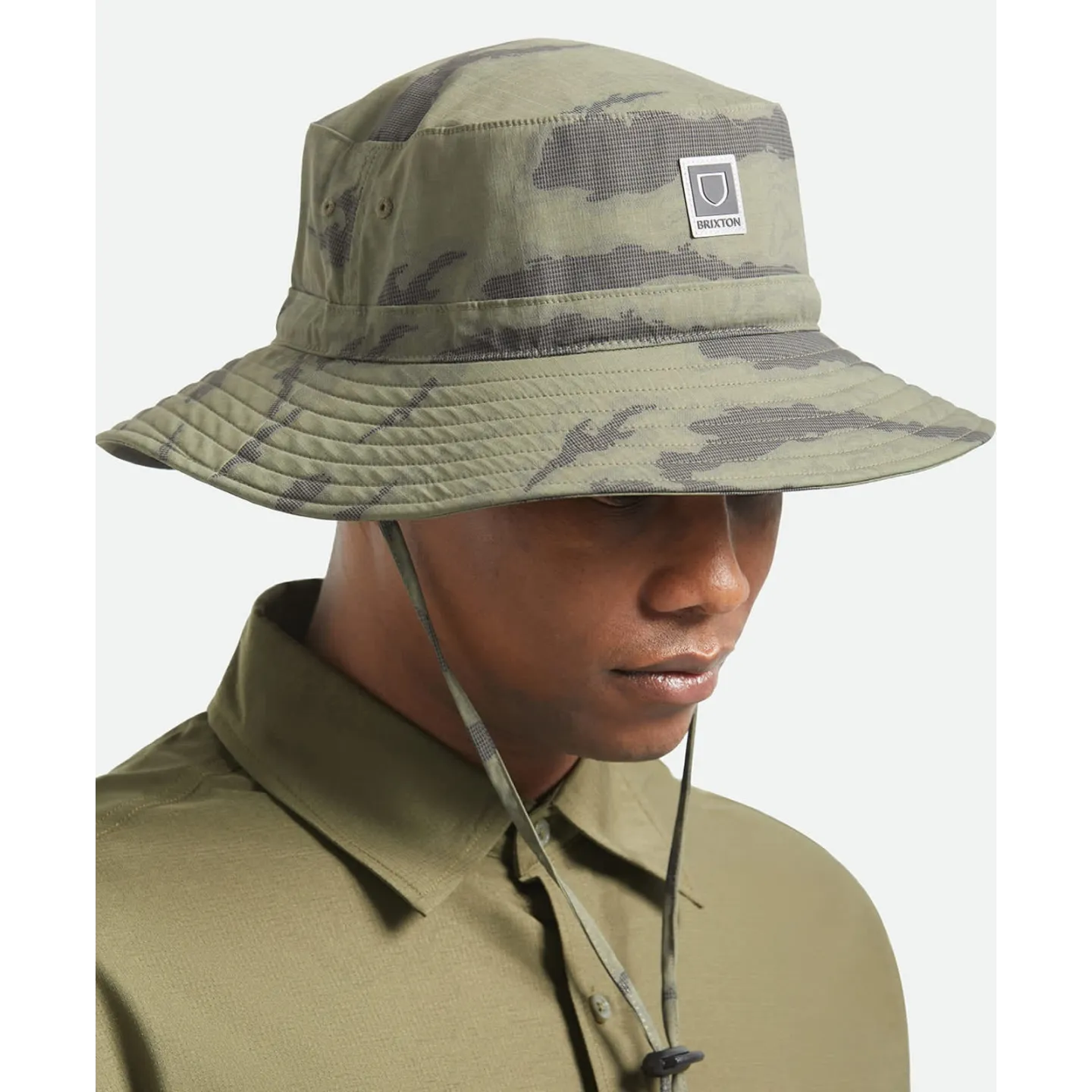 Boonie Journey Camouflage Bucket Hat - Brixton Reference : 23321| Chapellerie Traclet