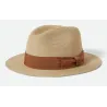 Chapeau Fedora Roma Paille Papier UPF 40+ - Brixton Reference : 23324| Chapellerie Traclet