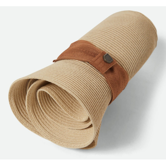 Chapeau Fedora Roma Paille Papier UPF 40+ - Brixton