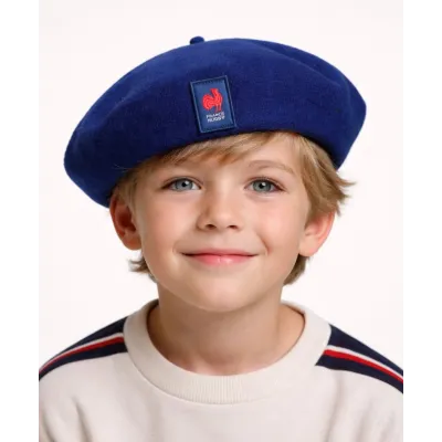 Béret Enfant Officiel De Rugby Bleu - Le Béret Français
