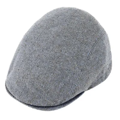 Casquette Plate Pescara Soie & Coton Bleu Jeans UPF 50+ - Traclet
