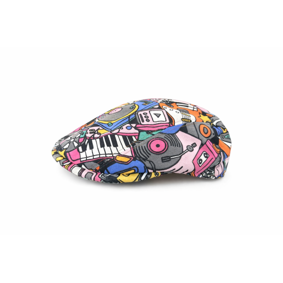 Casquette Plate Musique Coton - City Sport