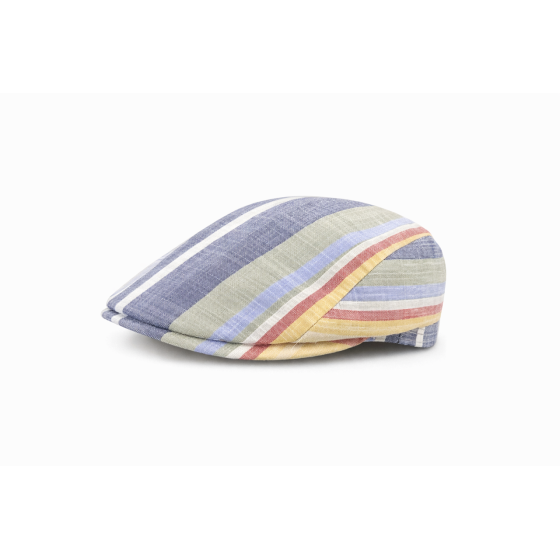 Casquette Plate Multicolore Lin UPF 40+ - City Sport