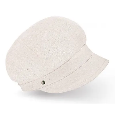 Gavroche Laura Linen Beige Cap - Traclet Reference: 23388| Chapellerie Traclet