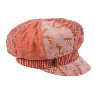 Casquette Gavroche Recycling Tangerine - Traclet  Reference : 23424| Chapellerie Traclet