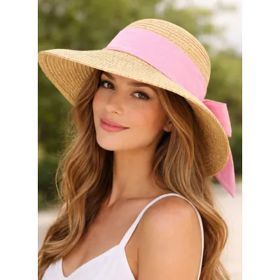 Capeline Alessia Wide Brim Natural Raffia - Traclet Reference: 23436| Chapellerie Traclet