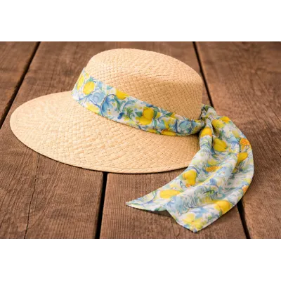 Large Brim Cap Marta Natural Straw - Traclet ref 23438 chapellerie Traclet