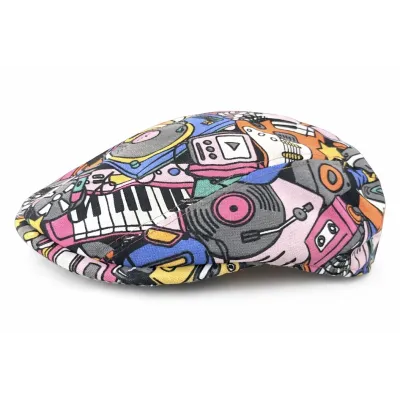 Casquette Plate Musique Coton UPF 40+ - City Sport