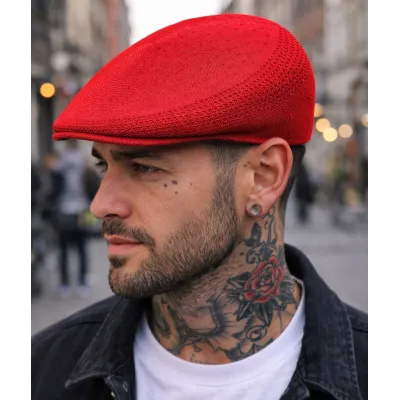 Red summer 504 ventair cap Reference: 217 | Traclet Hat Shop