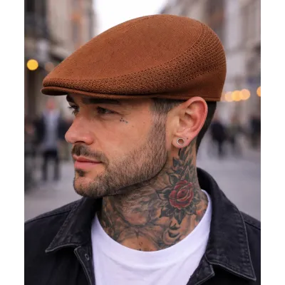 Kangol Tropic Ventair Cognac Cap Reference: 98 | Traclet Hat Shop