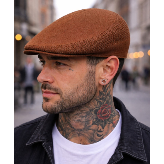 Kangol Tropic 504 Cognac Beret Cap