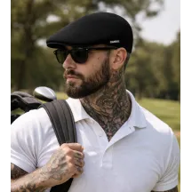 Bomboo 507 Black Cap - Kangol Reference: 4596 | Traclet Hat Shop