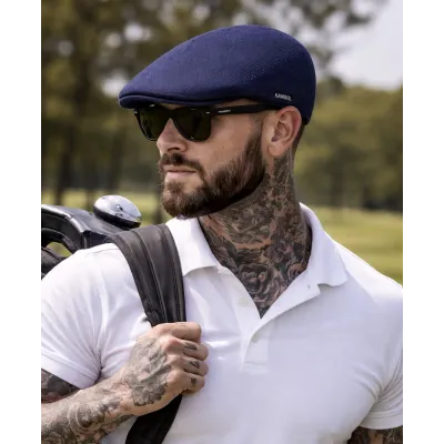 Kangol Bomboo 507 Navy Cap Reference: 19837| Traclet Hat Shop