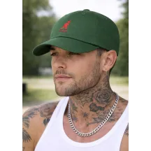 Casquette Washed Baseball Coton Vert Algue - Kangol