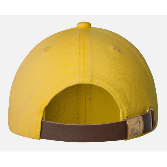 Casquette Washed Baseball Coton Lemon - Kangol