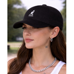 Casquette Baseball Bamboo Adj Spacecap Noire - Kangol