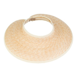 Santa Giulia Paper Straw Brimless Capeline - Traclet