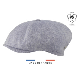Blue Linen Irish Cap UPF 40+ - Fléchet