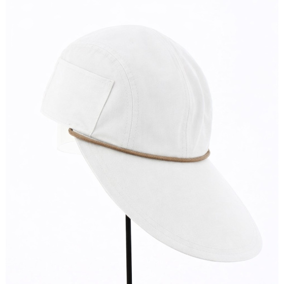 Casquette Grande Visière Marlin Blanche Made In France - Crambes