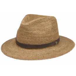 Chapeau Traveller Custer Paille Crochet Naturelle - Stetson