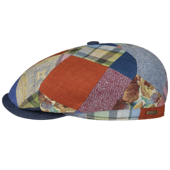 Casquette Driver Patchwork Lin & Soie - Stetson
