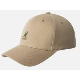 Wool Baseball Flexfit Cap Beige - Kangol