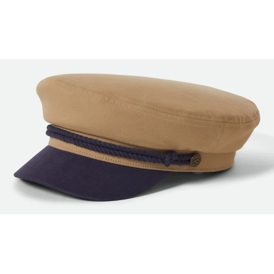Fiddler Sand & Blue Sailor Cap - Brixton