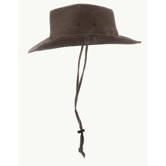 Chapeau Safari Jackson Coton Marron UPF 50+ - Scippis - Traclet