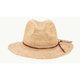Chapeau Fedora Torbay Raphia - Traclet - Scippis