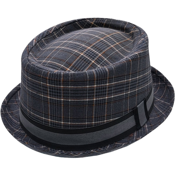 Andrea Grey Porkpie Hat - Traclet