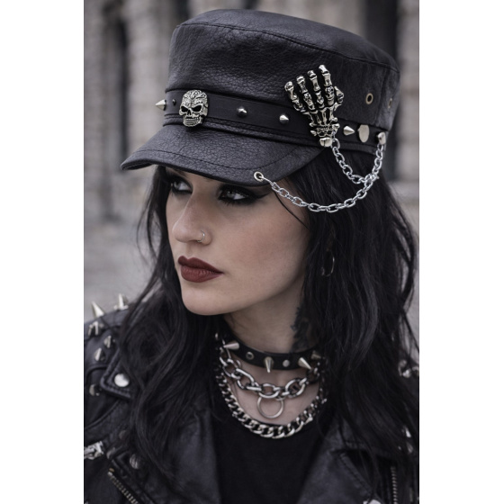Black Punk Sailor Cap - Traclet