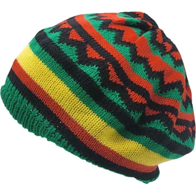 The Rasta Knitted Beret - Traclet Reference : 23523| Chapellerie Traclet