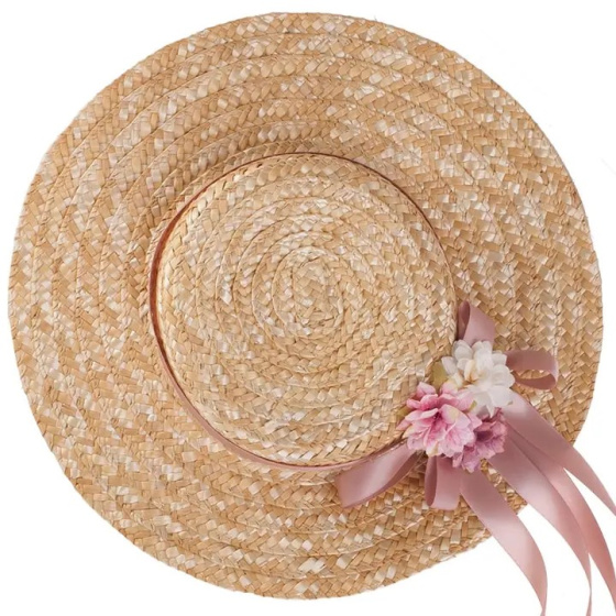 Chapeau Petit Provençal Daniela Paille Naturelle - Traclet