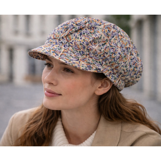 Casquette Gavroche Elorine Poudre & Papillon Réversible - Traclet