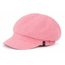 Casquette Gavroche Esma Lin Réversible Fraise & Indigo - MTM
