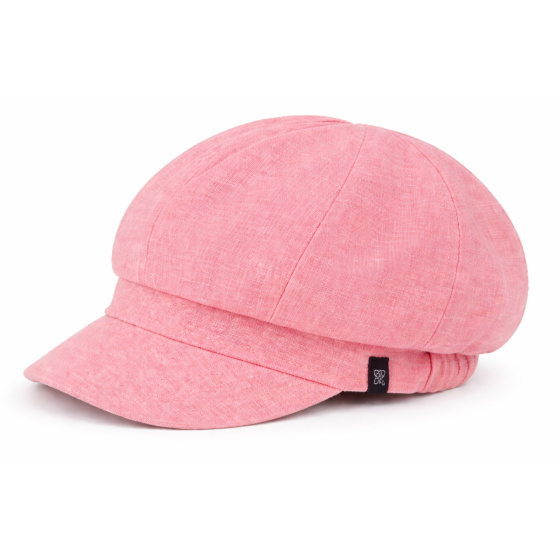Casquette Gavroche Esma Lin Réversible Fraise & Indigo - MTM