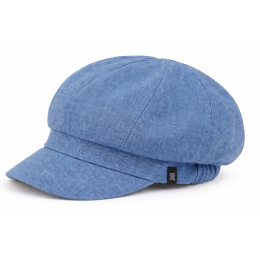 Casquette Gavroche Esma Lin Réversible Fraise & Indigo - MTM