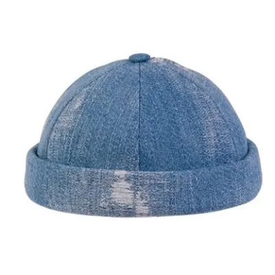 Docker Beanie Cooper Worn Denim - MTM | Chapellerie Traclet