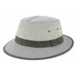 Trilby Hat Belgrade Cotton Toffee & Khaki - Crambes